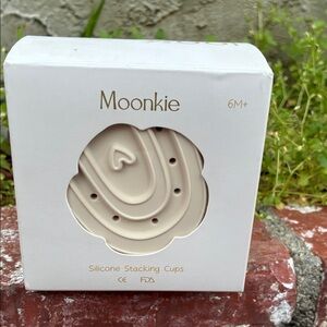Moonkie Silicone Stacking Cups 6M+ New